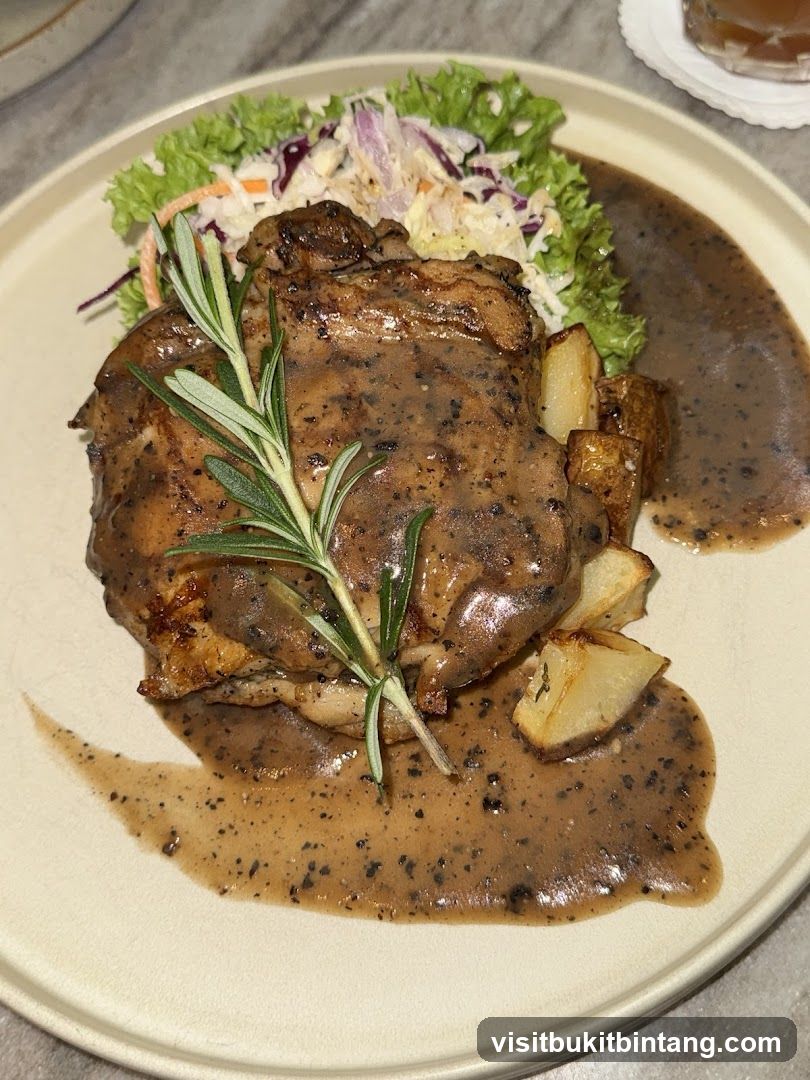 Chicken Dish with Potatoes and Coleslaw