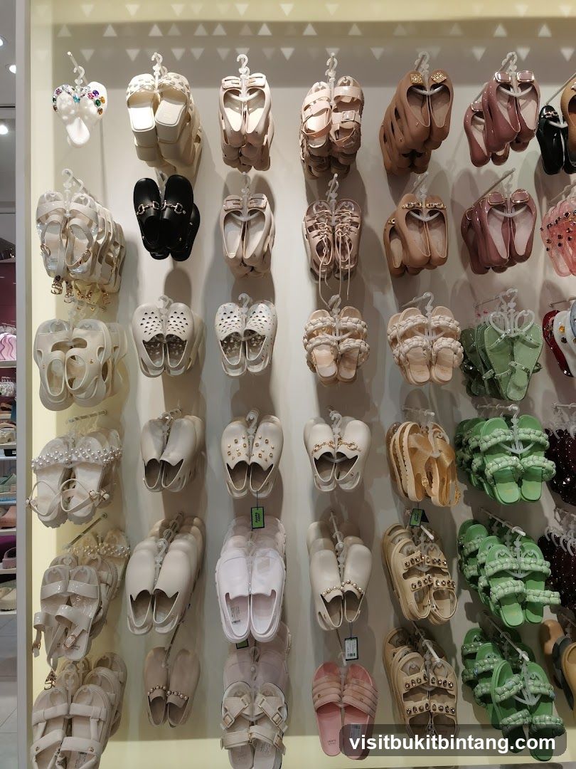 Display of Women's Footwear