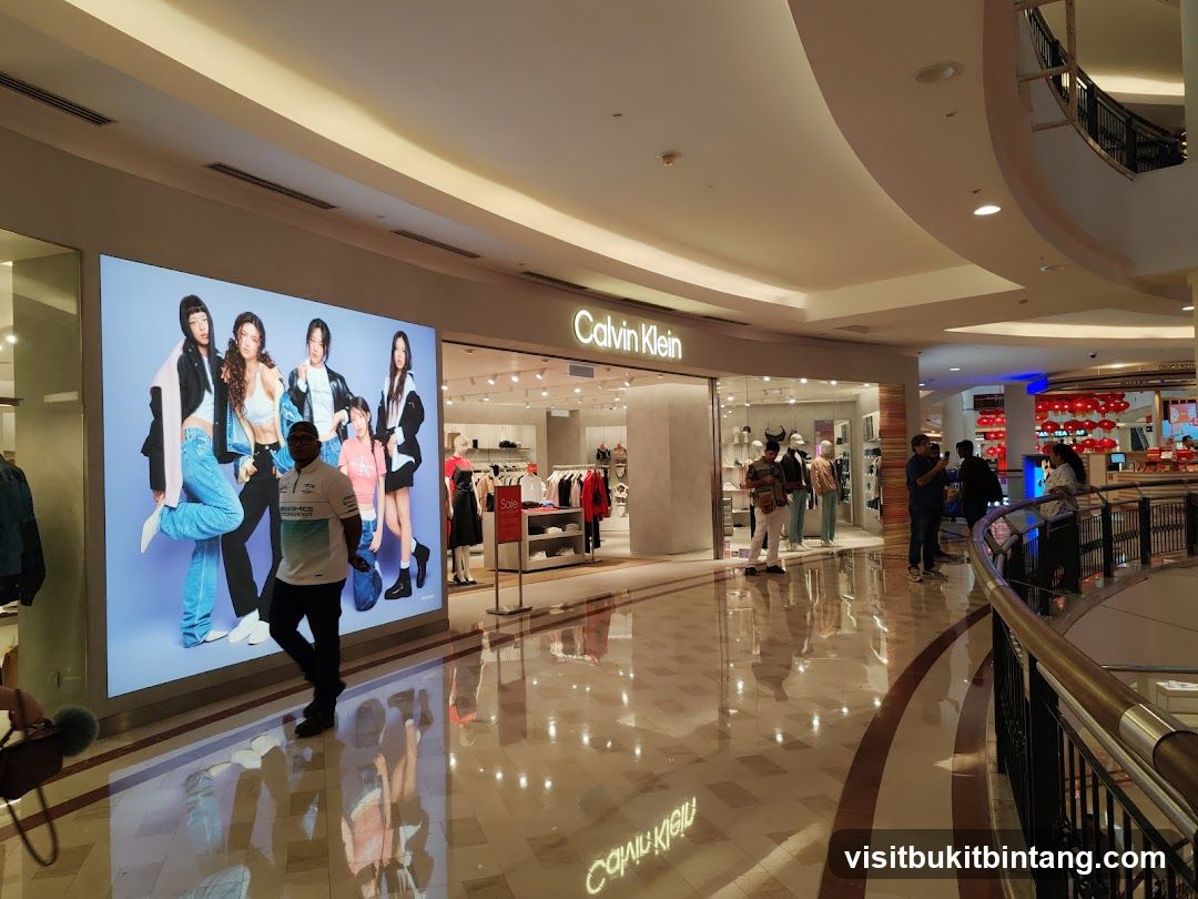 Calvin Klein Storefront with Advertisement
