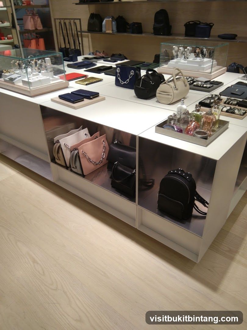Store Display of Accessories