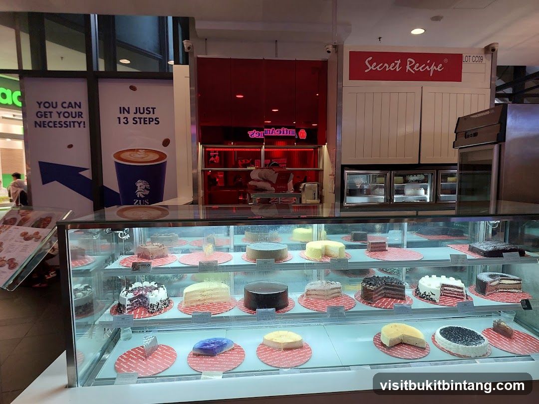 Secret Recipe Cake Display