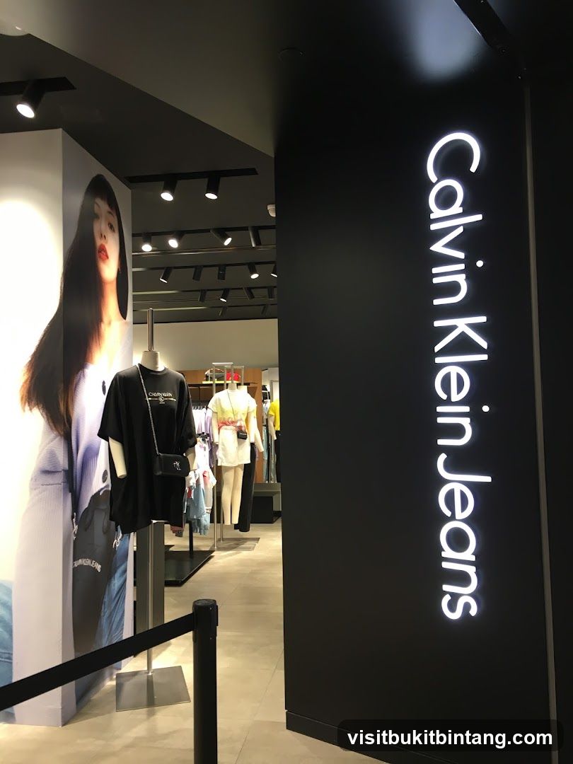Calvin Klein Jeans Store Entrance