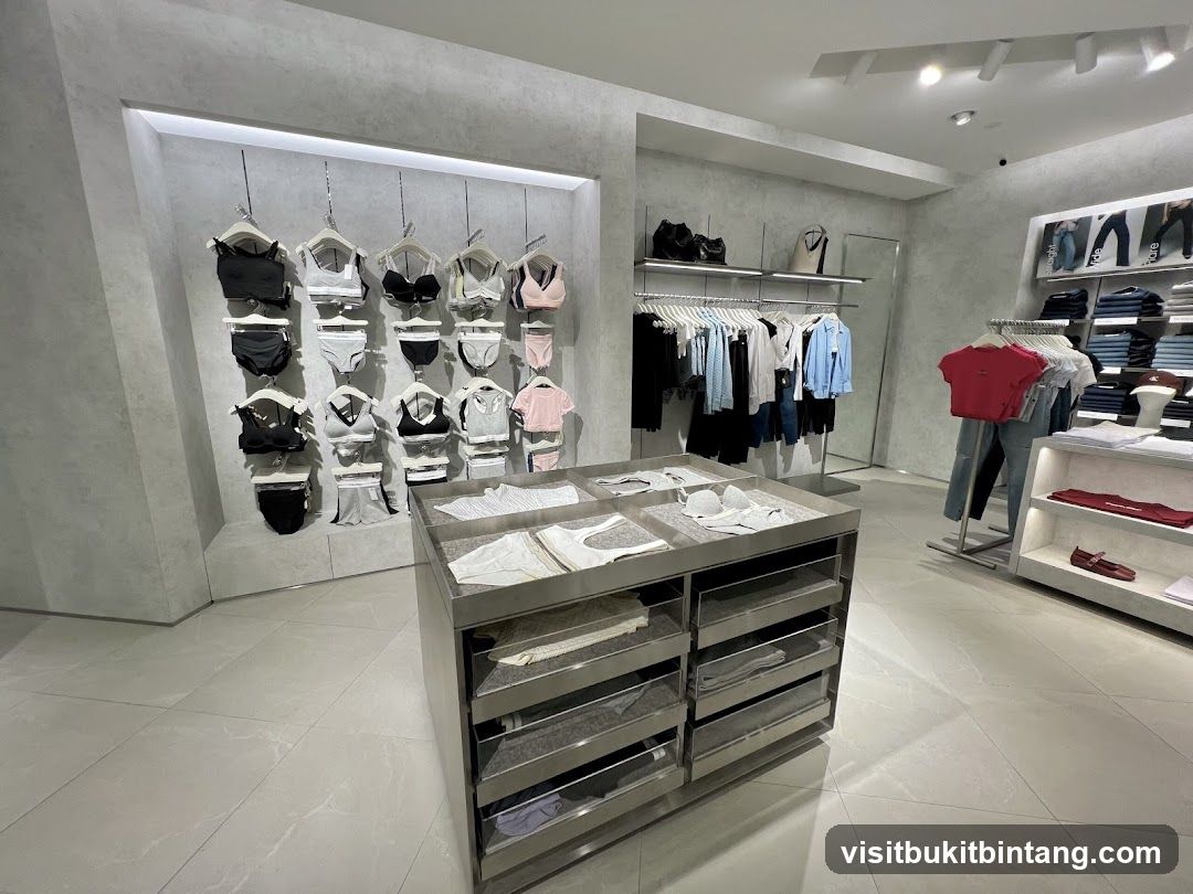 Clothing store interior