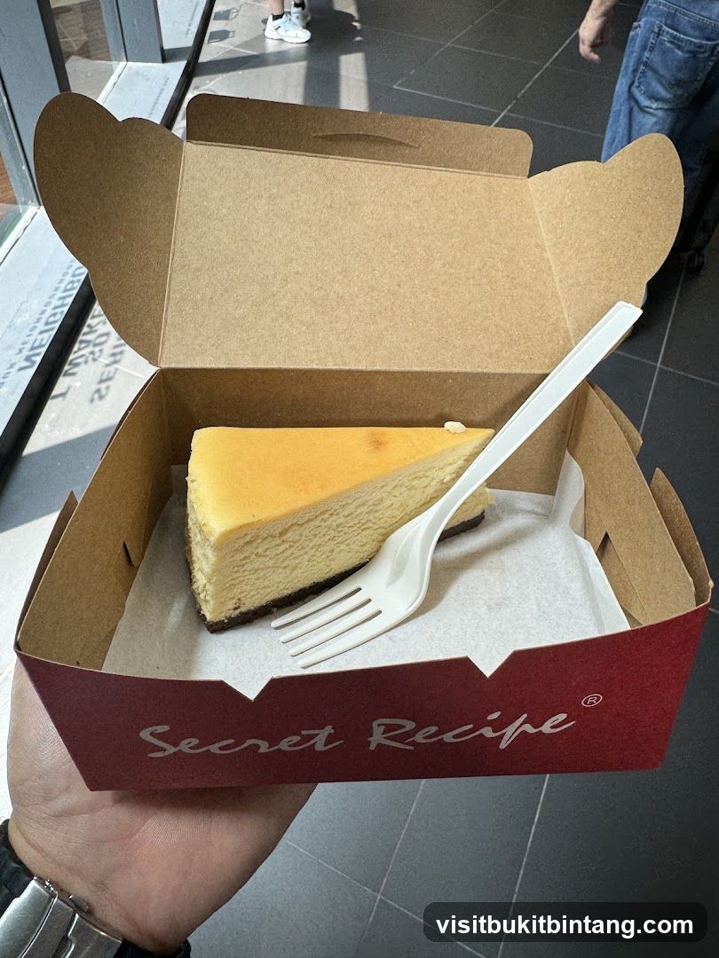 Cheesecake Slice in Takeaway Box