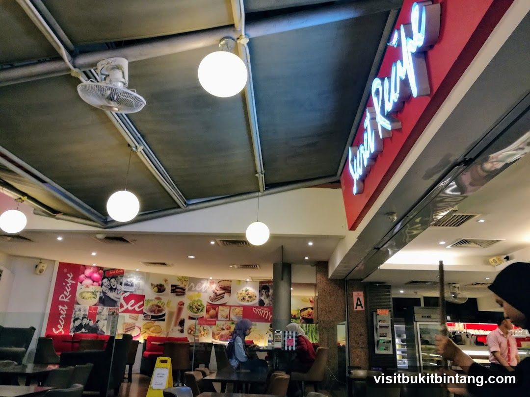 Interior of Secret Recipe Cafe