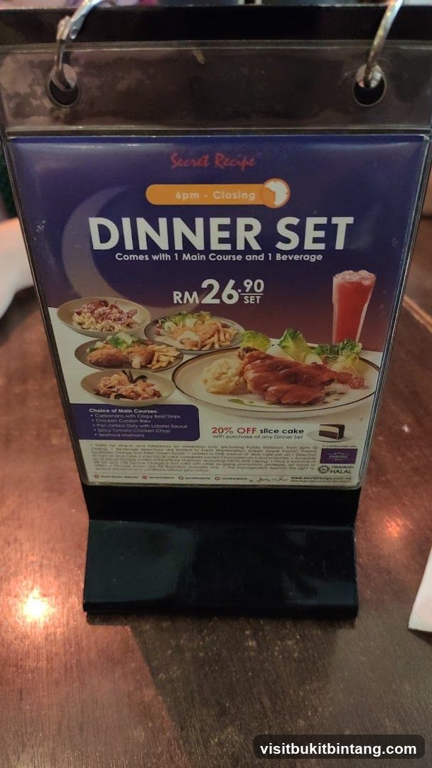 Secret Recipe Dinner Set