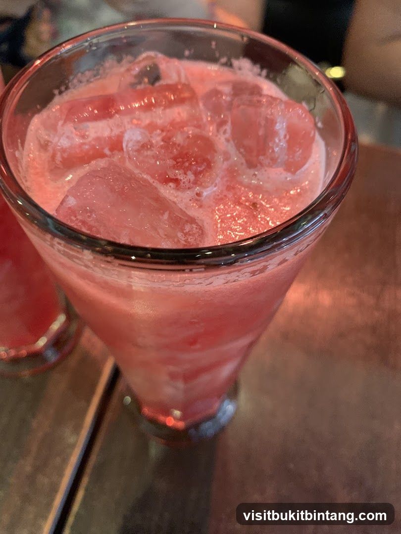 Pink Drink with Ice