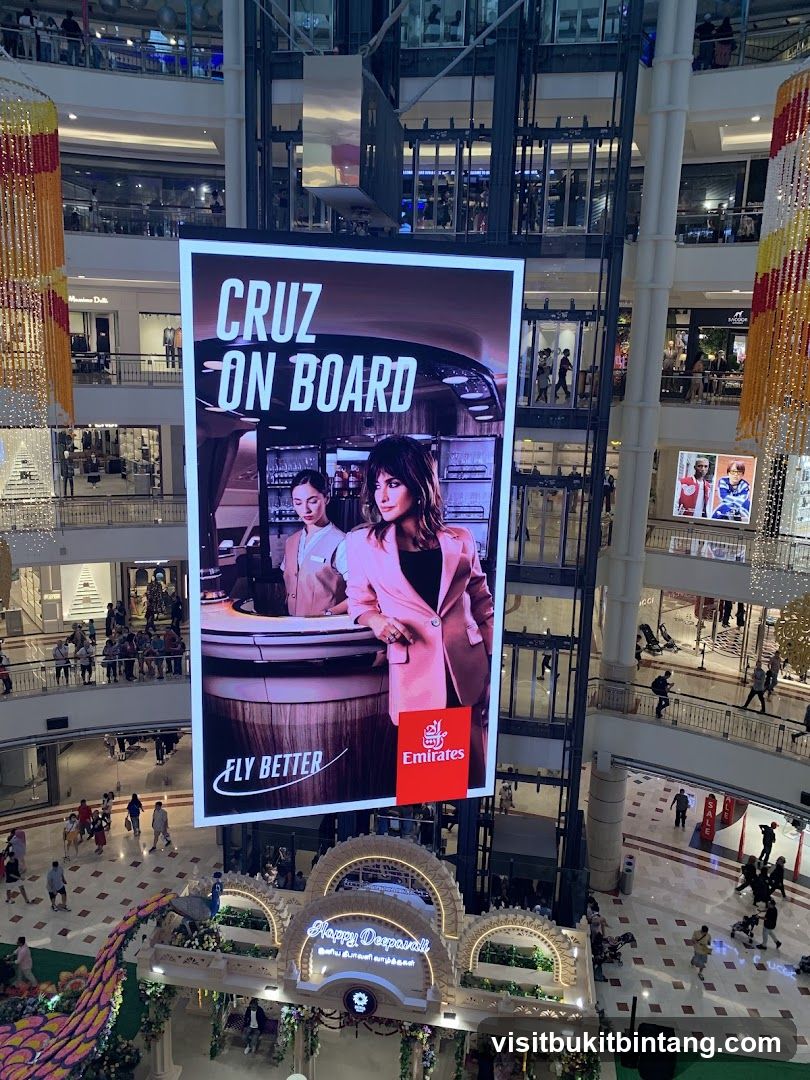 Emirates Advertisement in Mall