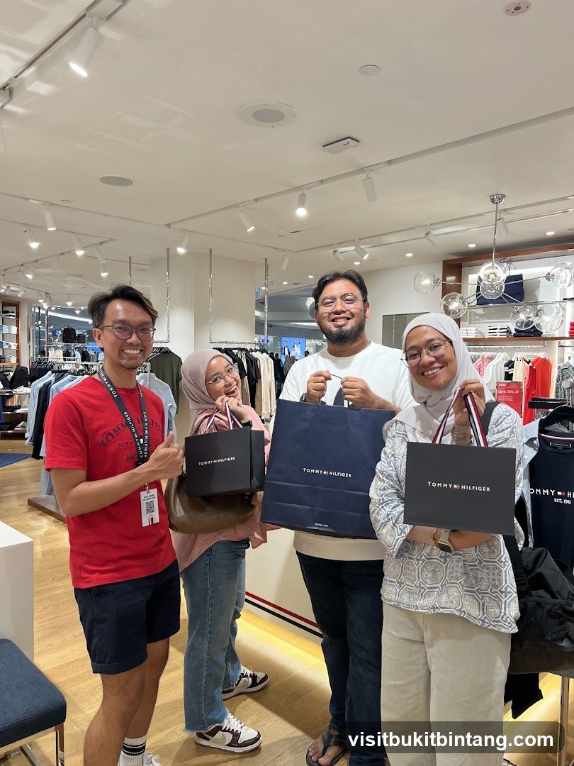 People holding shopping bags