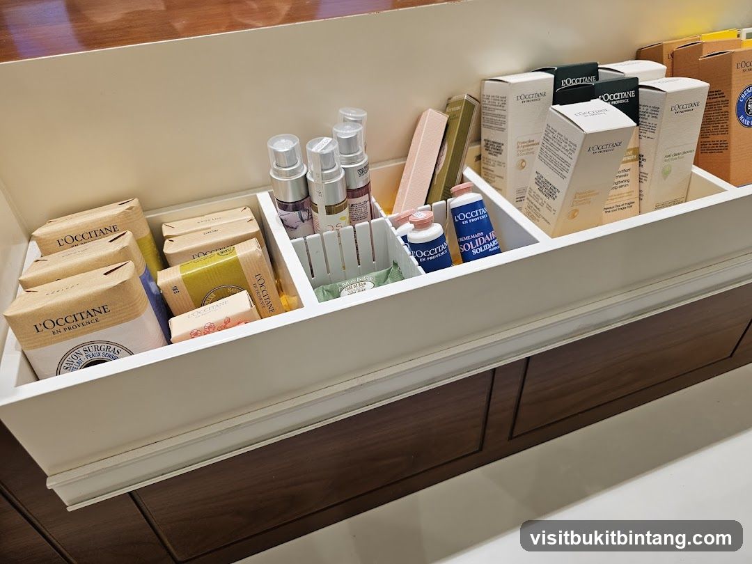 L'Occitane Products Display