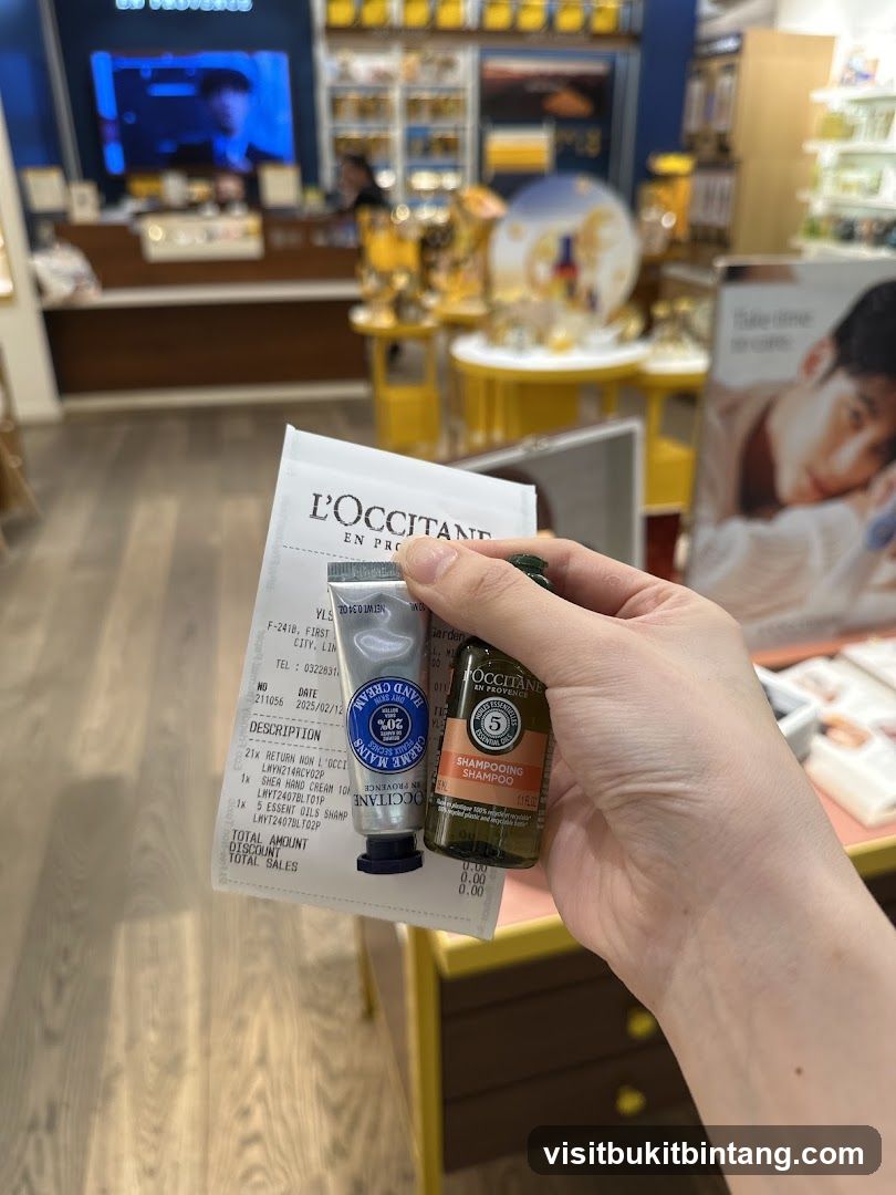 L'Occitane Hand Cream and Shampoo