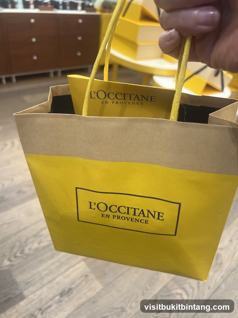 L'Occitane Shopping Bag