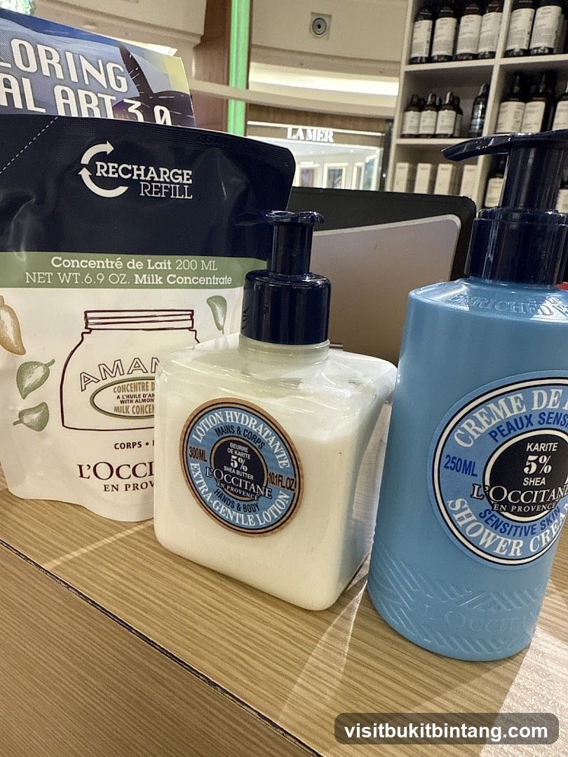 L'Occitane Hand and Body Lotions