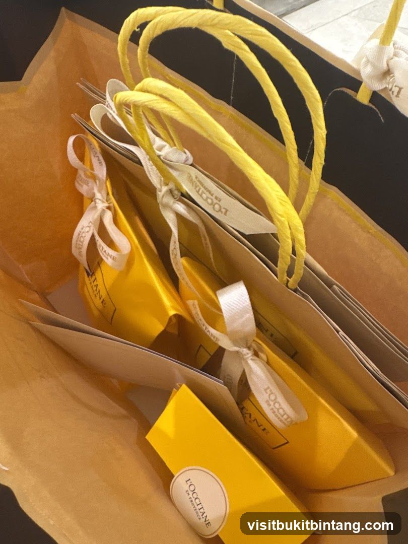 L'Occitane Shopping Bags