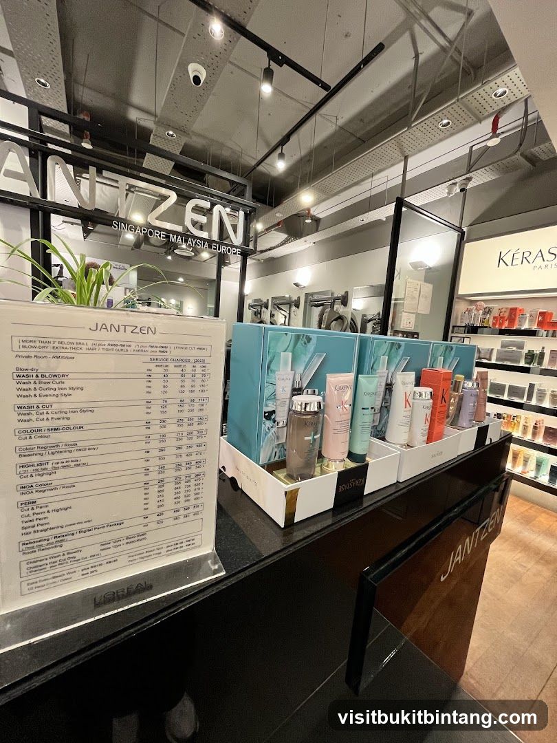 JANTZEN Service Charges