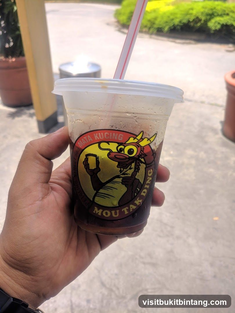 Iced Drink with Dragon Logo