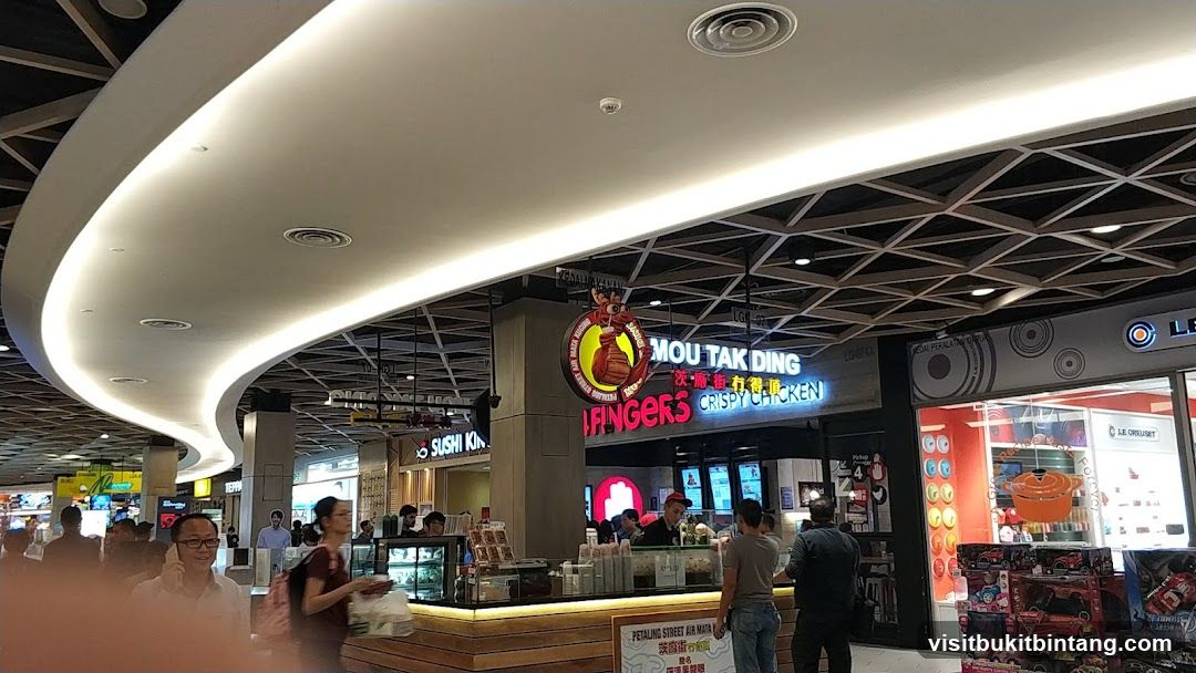 Food court with various stalls