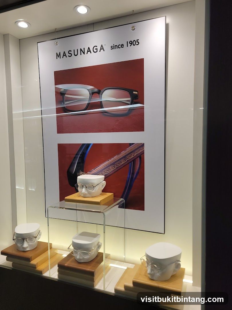 Masunaga Eyewear Display