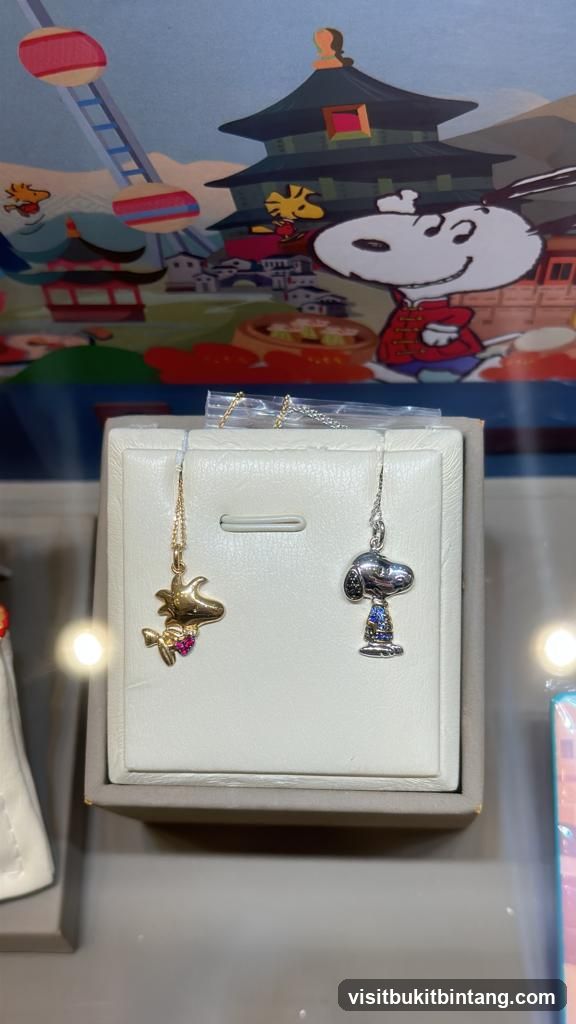 Snoopy and Woodstock Necklaces