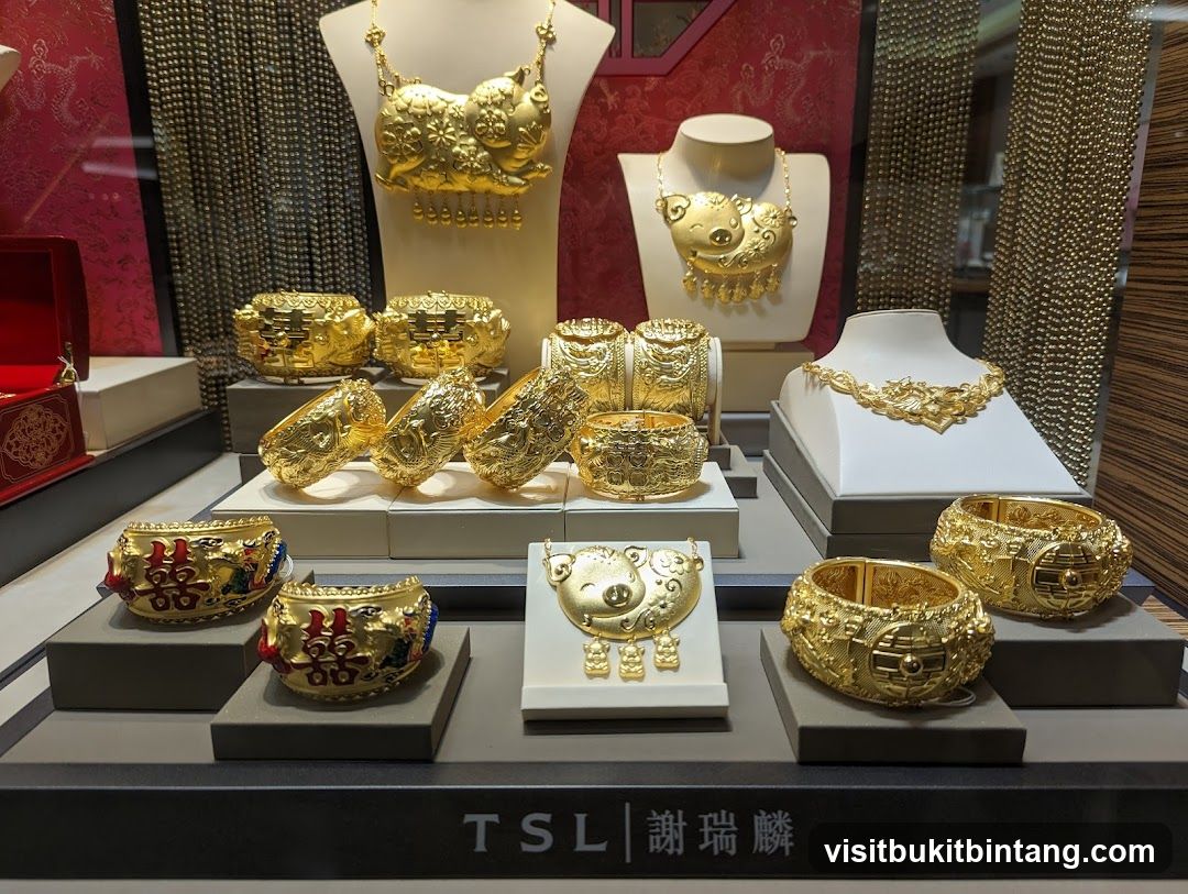 Gold Jewelry Display
