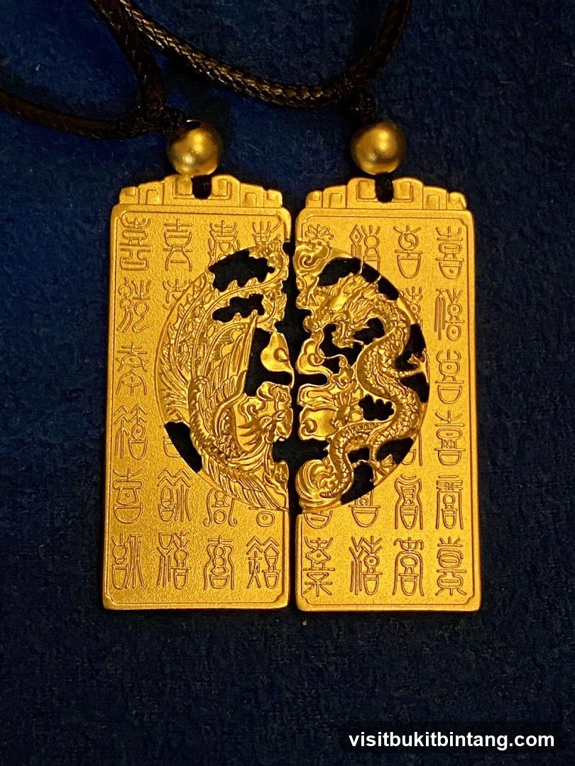 Dragon and Phoenix Pendants