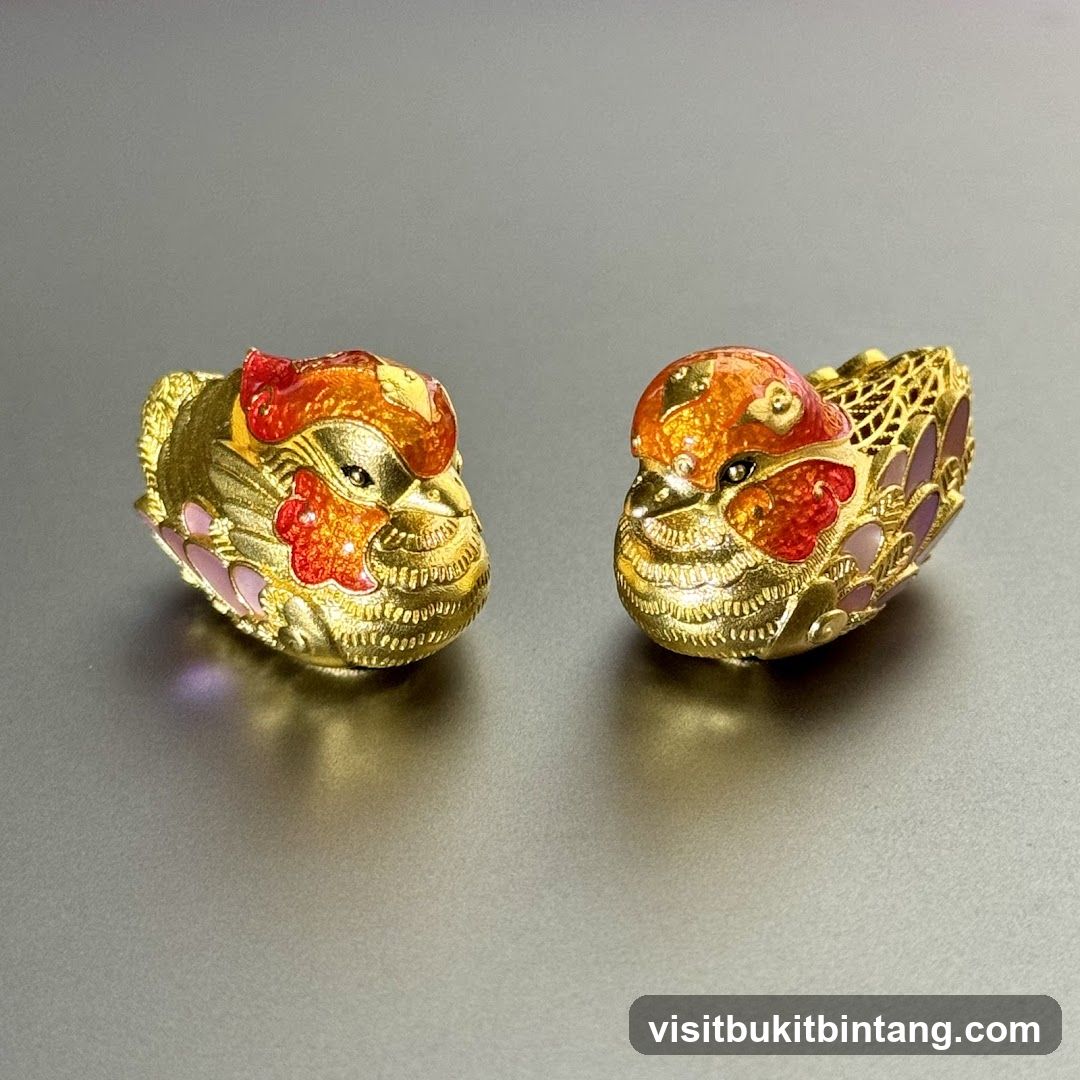 Golden Bird Figurines