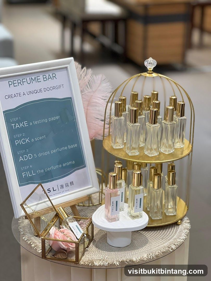 Perfume Bar Display