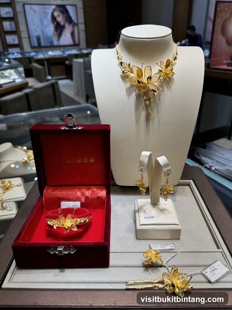 Gold Jewelry Display
