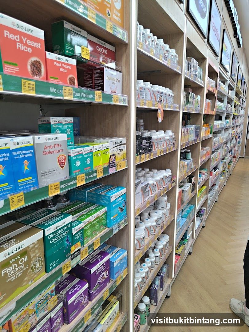 Health Supplement Store Aisles