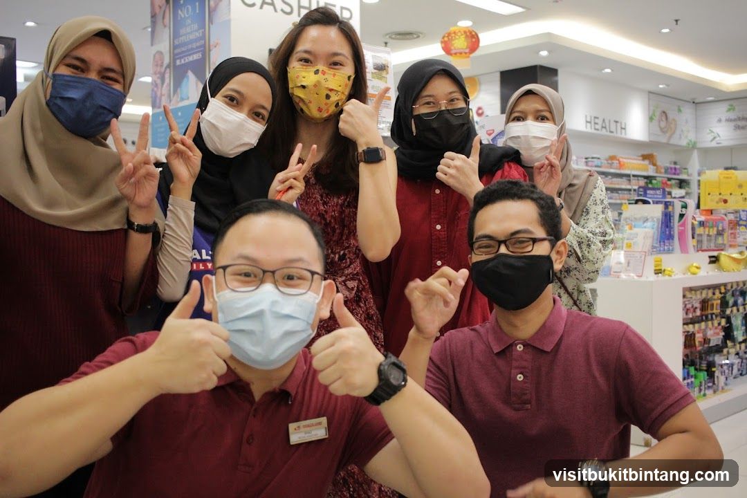 Group of people in a store