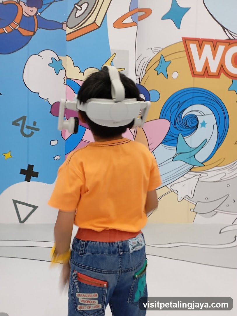 Child Playing VR Game