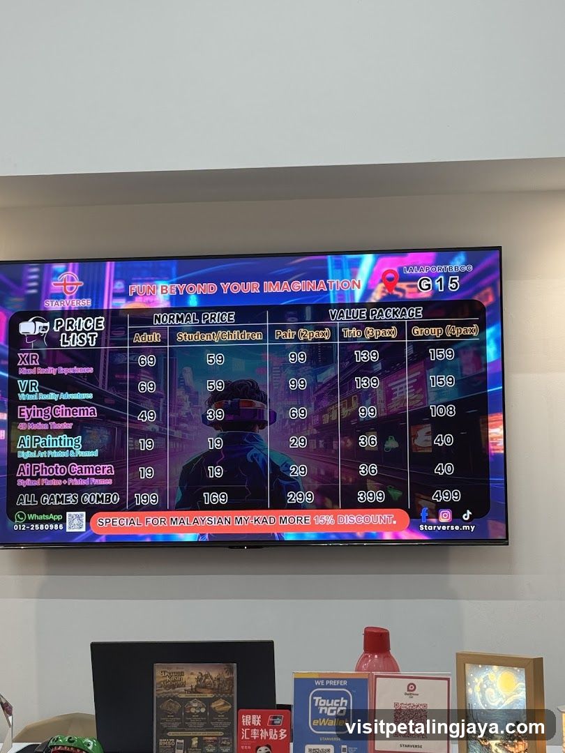 Starverse Entertainment Price List