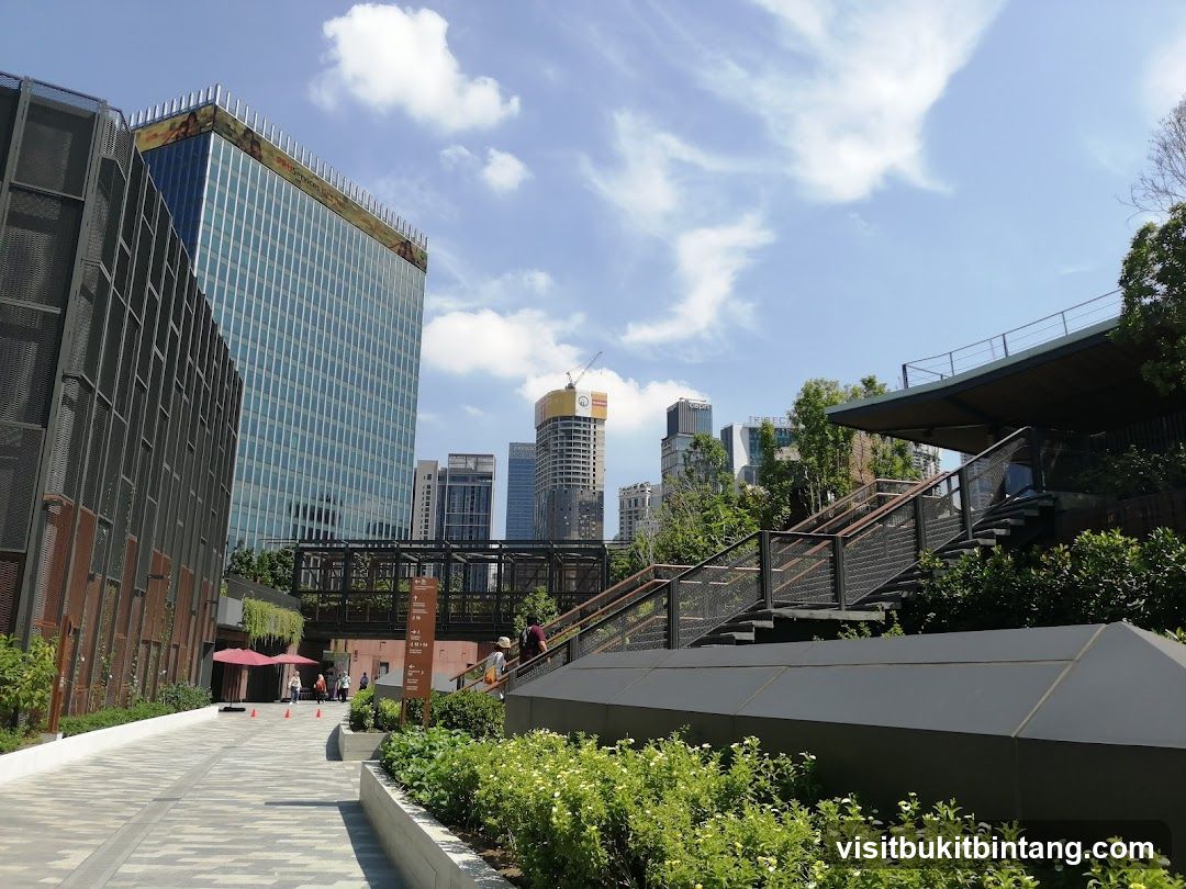 Modern Urban Landscape with Buildings and Greenery