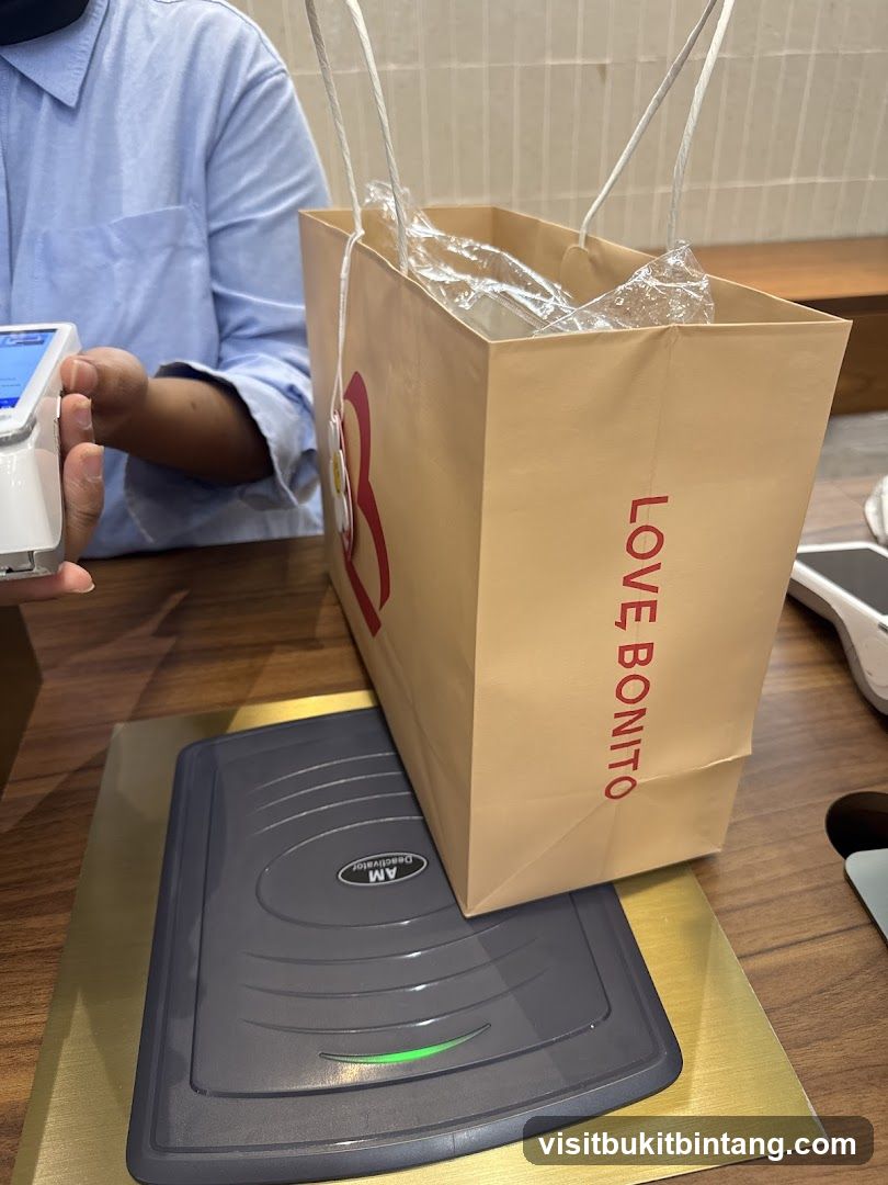 Shopping Bag and Payment Terminal