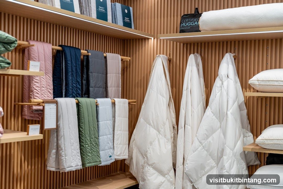 Store Display of Bedding