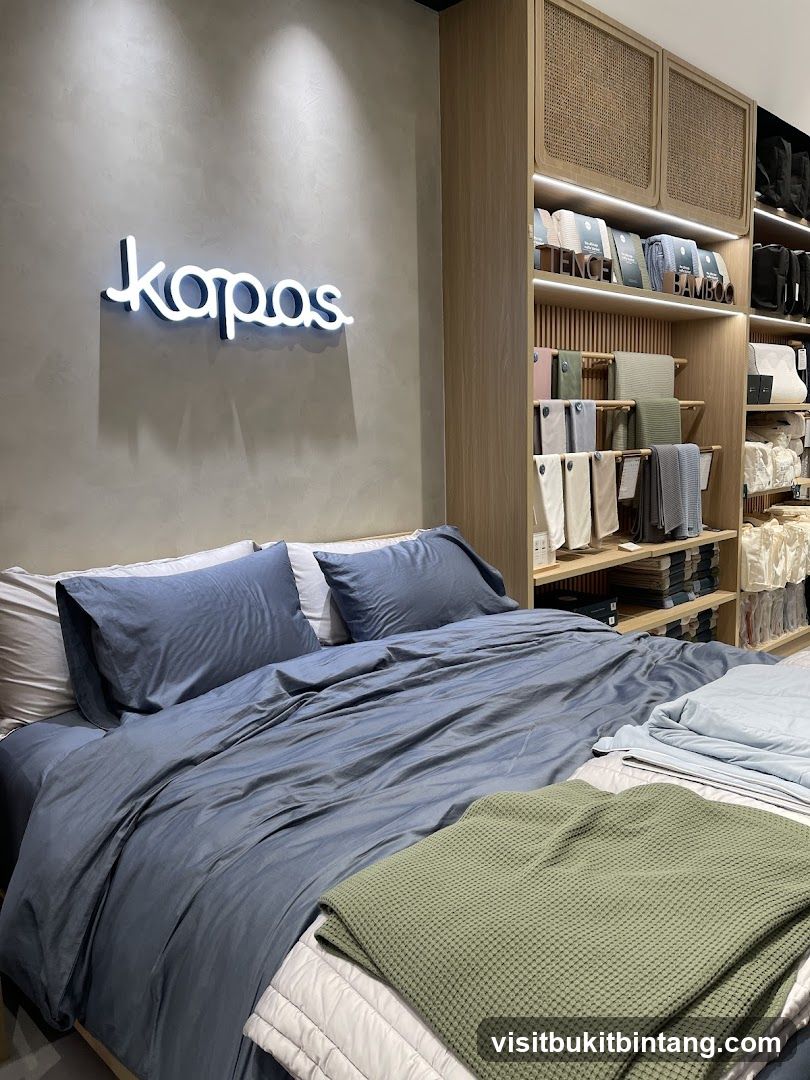 Bedroom Display with Neon Sign