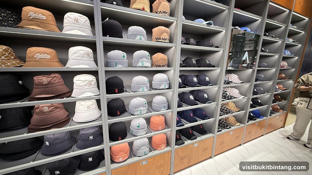 Hats and Beanies Display