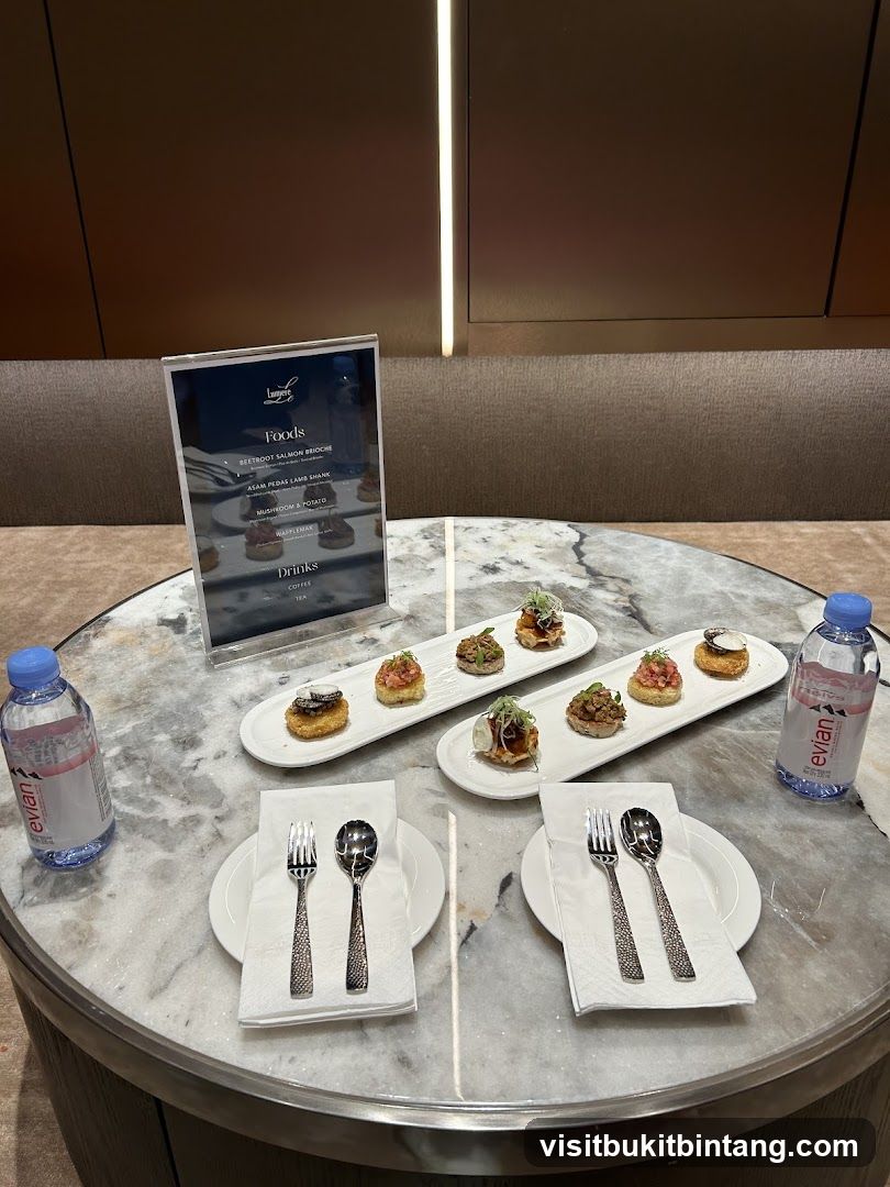 Table Setting with Appetizers and Drinks