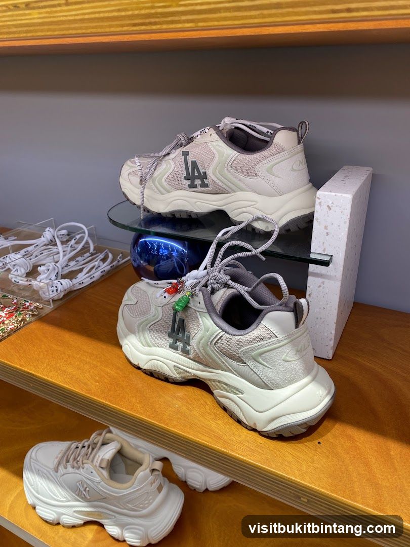 Sneakers on Display