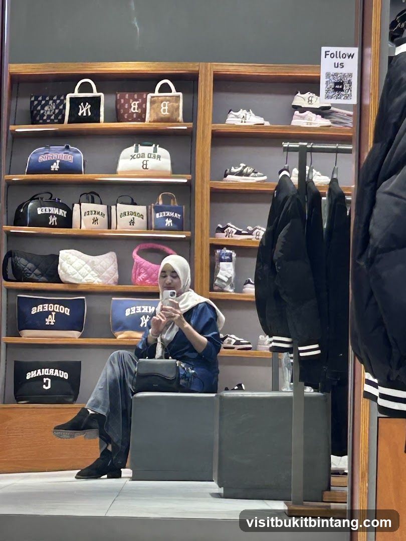Store Interior with Bags and Shoes