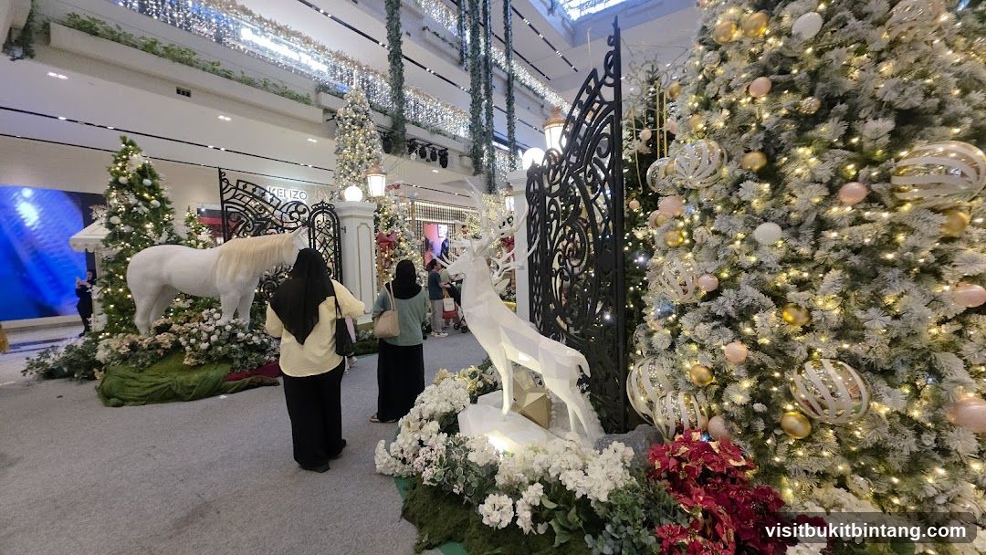 Christmas Decorations in a Mall