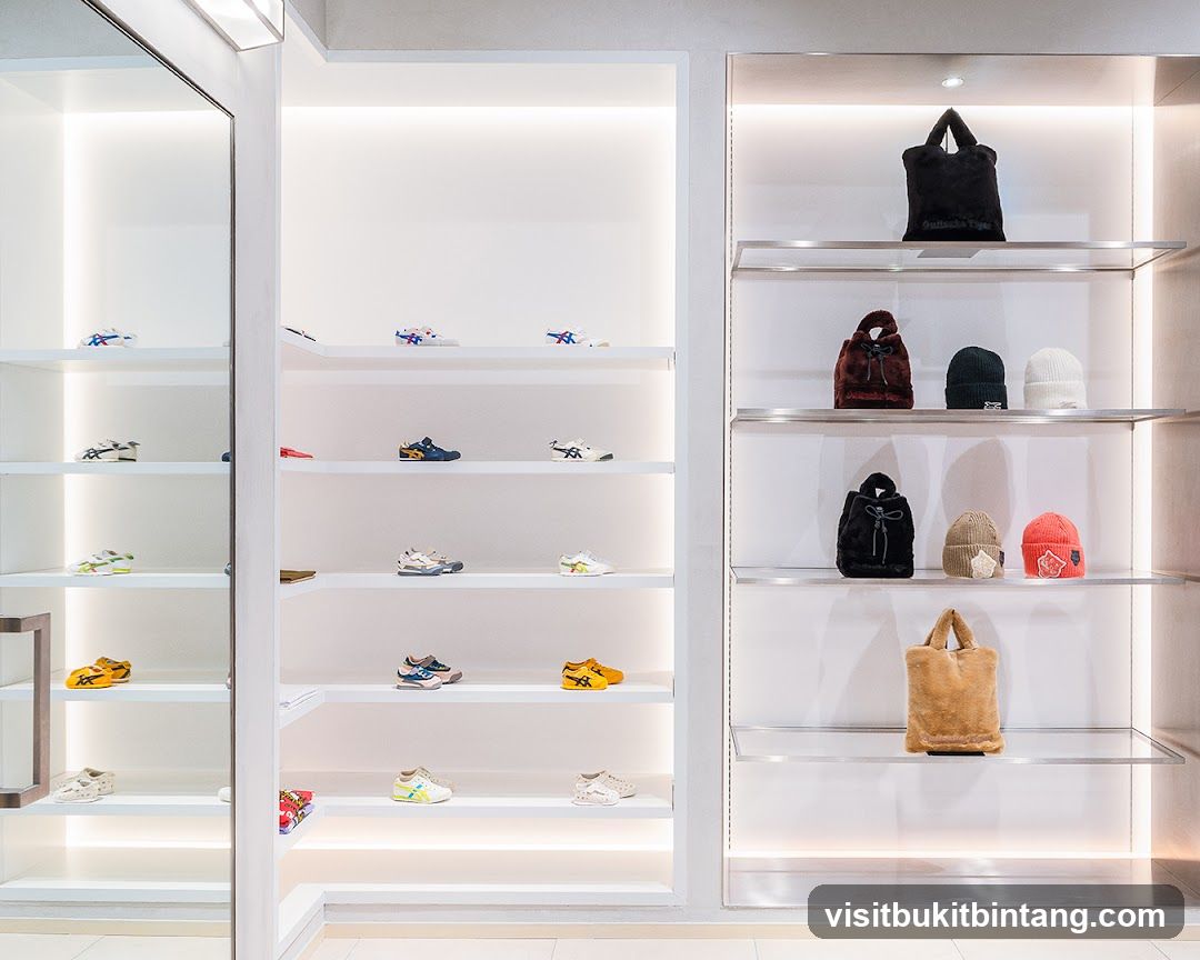 Store Display of Footwear and Accessories