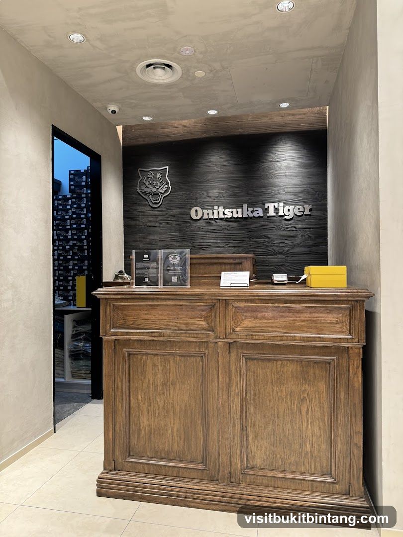 Onitsuka Tiger Store Counter