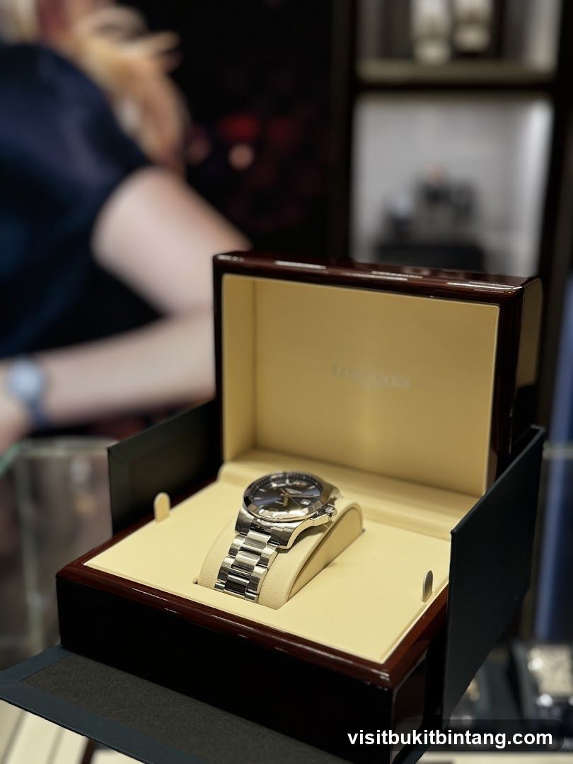 Watch in a display box