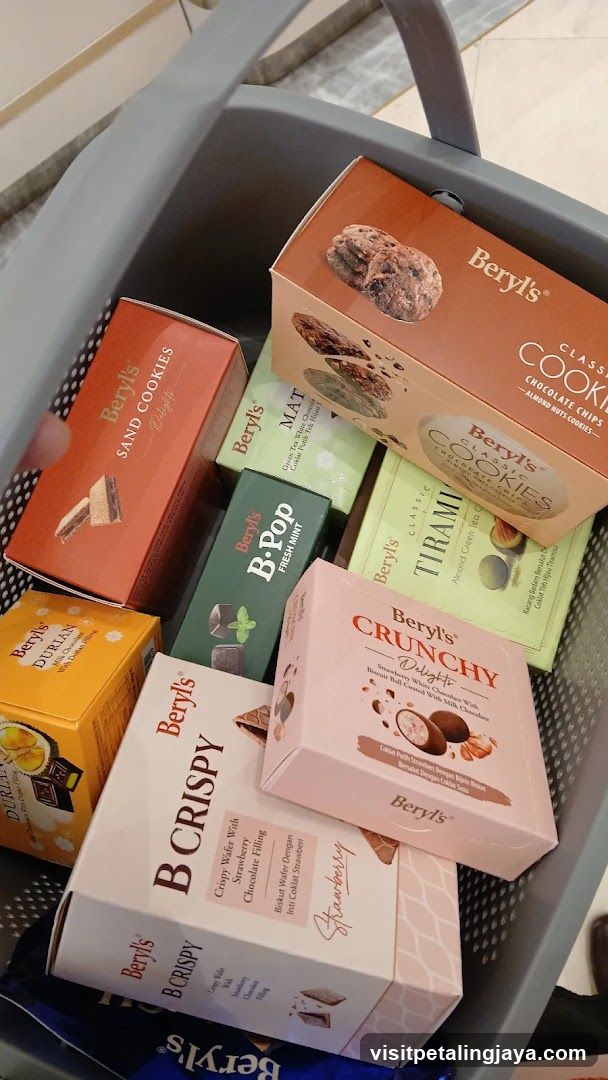 Beryl's Cookie Collection in Shopping Basket