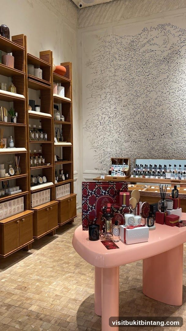 Perfume and Candle Display