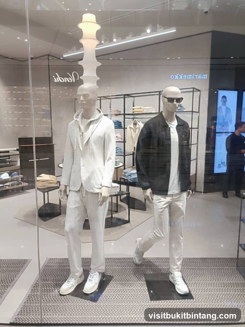 Store Window Display with Mannequins