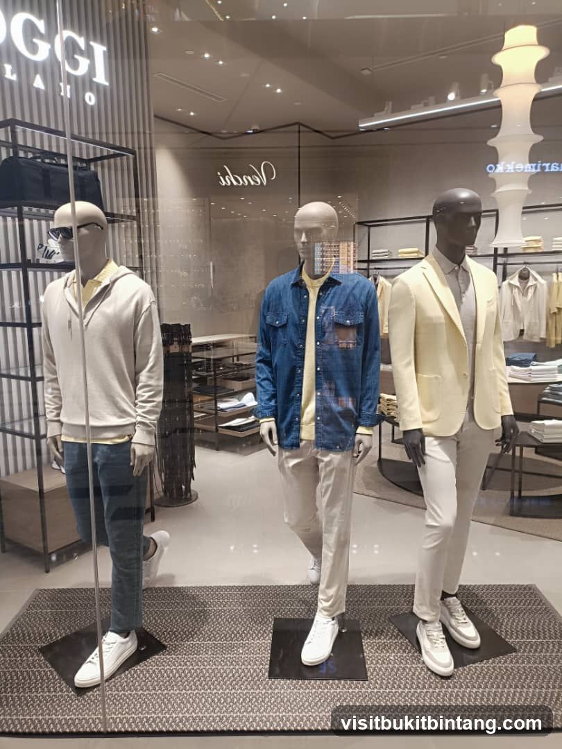 Mannequins in a store window