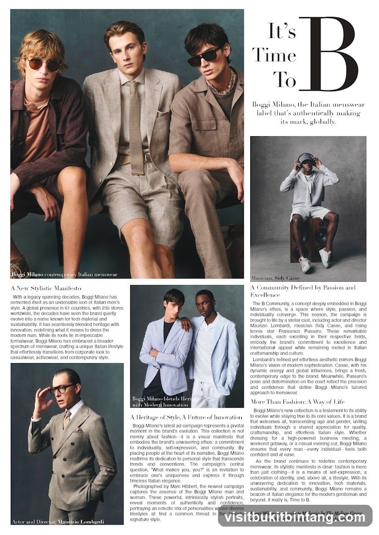 Boggi Milano: It's Time To B