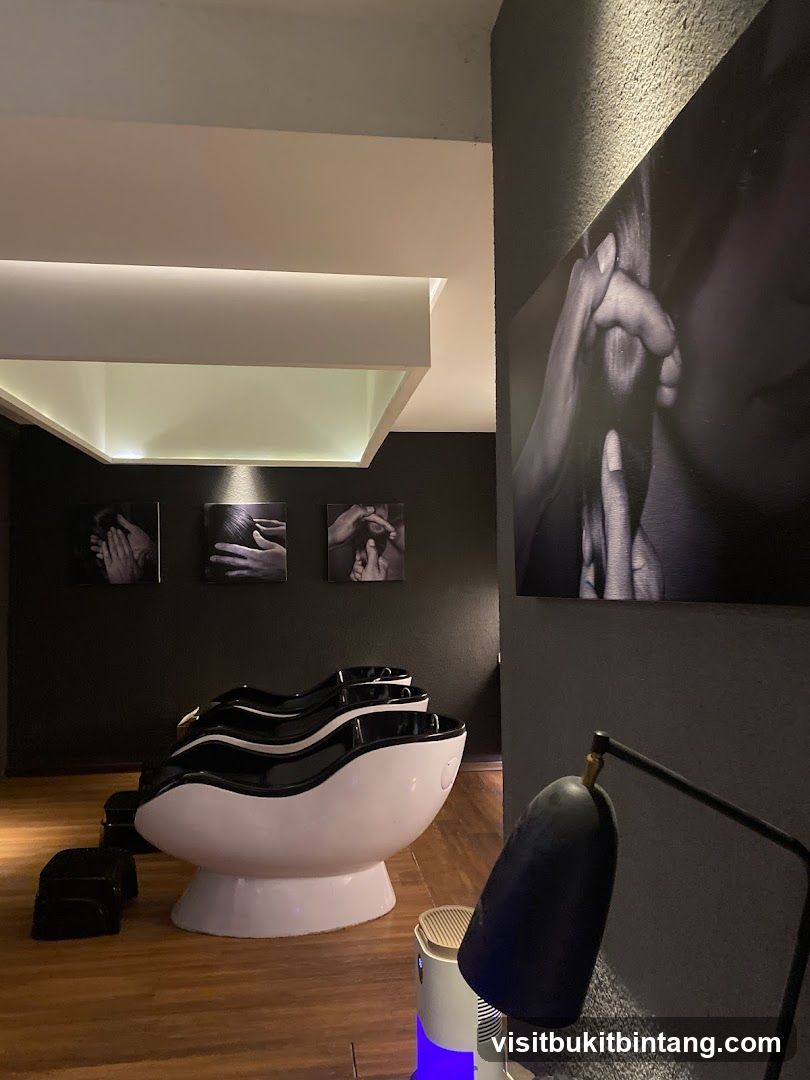 Spa Interior with Pedicure Chairs